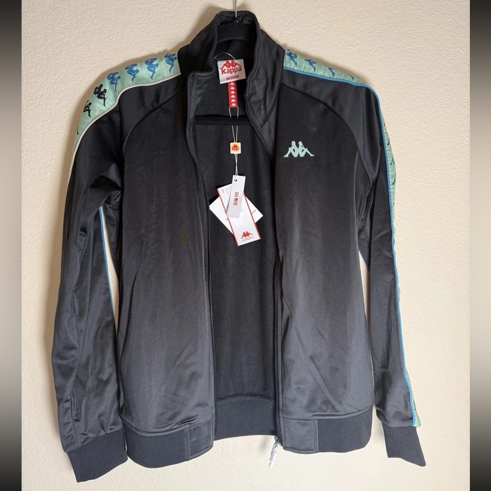 Kappa Women's Black and Blue Utility Jacket